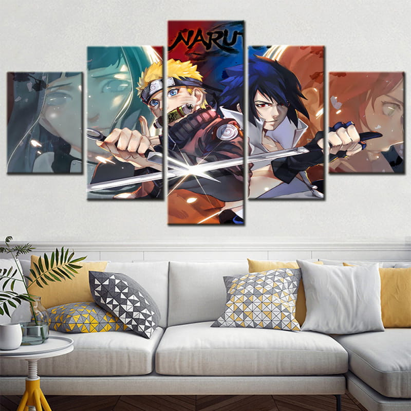 Les Lames de la Détermination Ingelijste Print - Naruto Shippuden™
