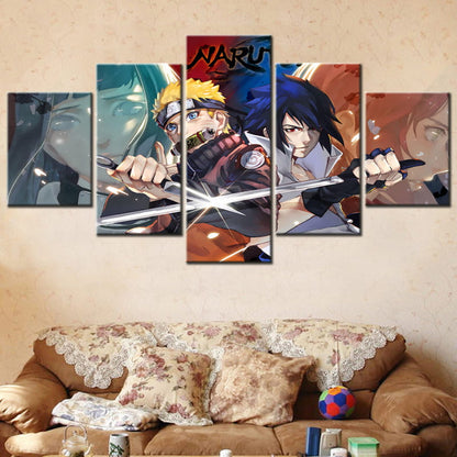 Les Lames de la Détermination Ingelijste Print - Naruto Shippuden™
