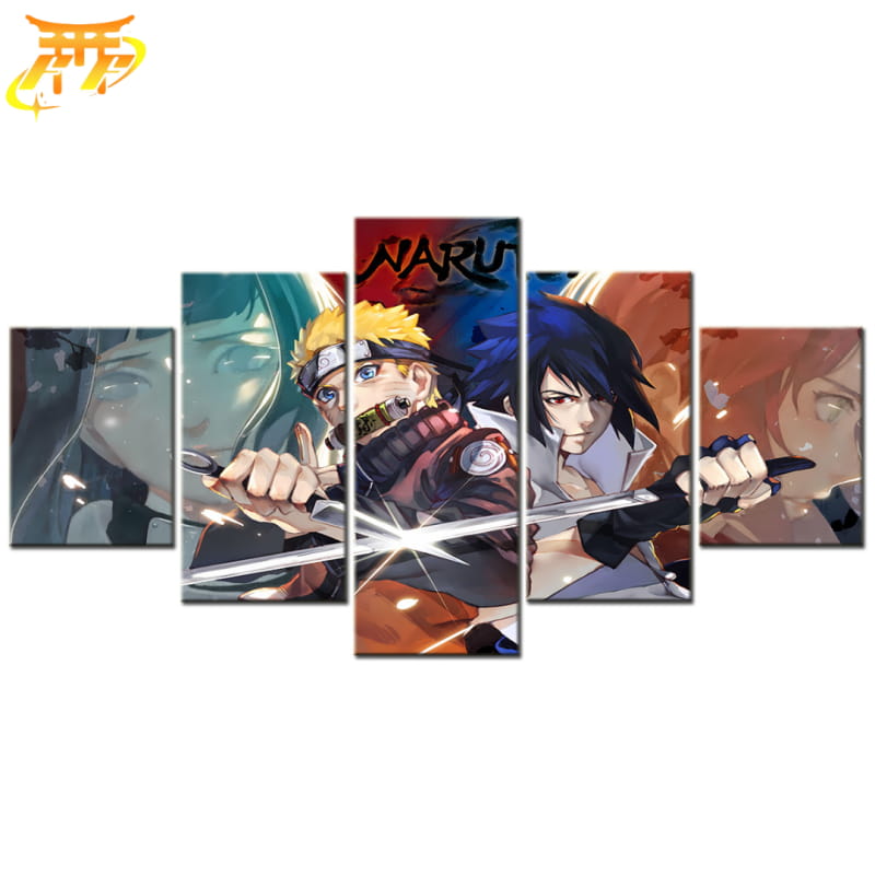 Les Lames de la Détermination Ingelijste Print - Naruto Shippuden™