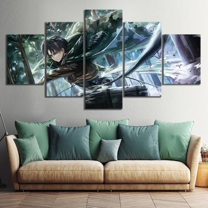 Levi Ackerman Ingelijste Print - Attack on Titan™