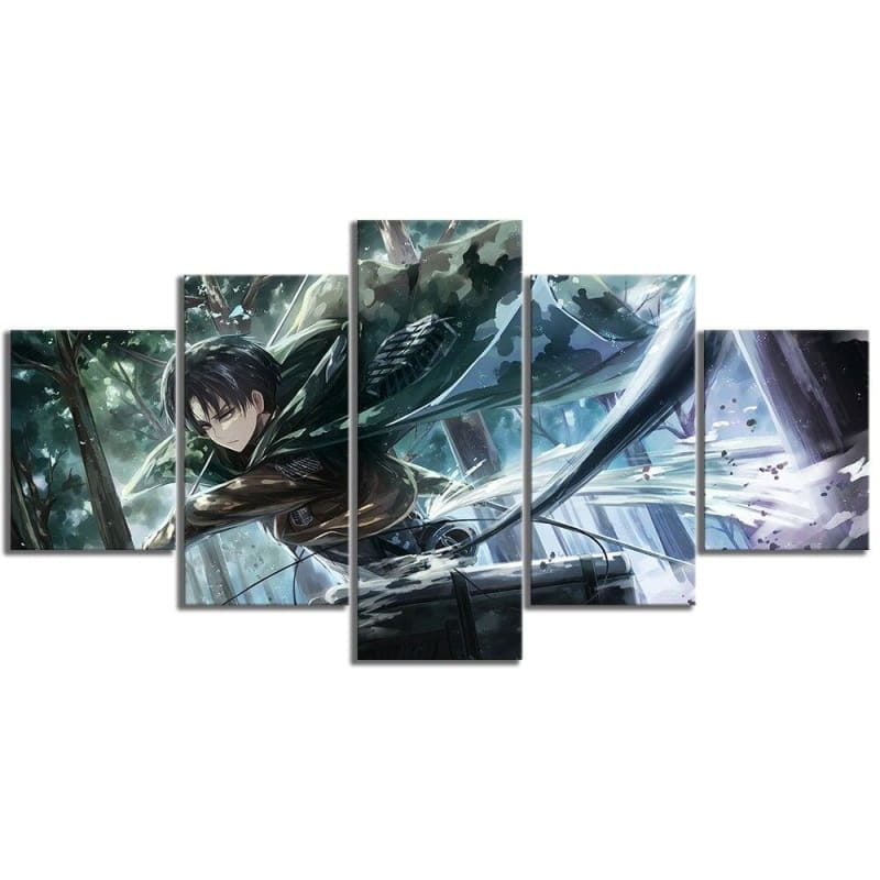 Levi Ackerman Ingelijste Print - Attack on Titan™