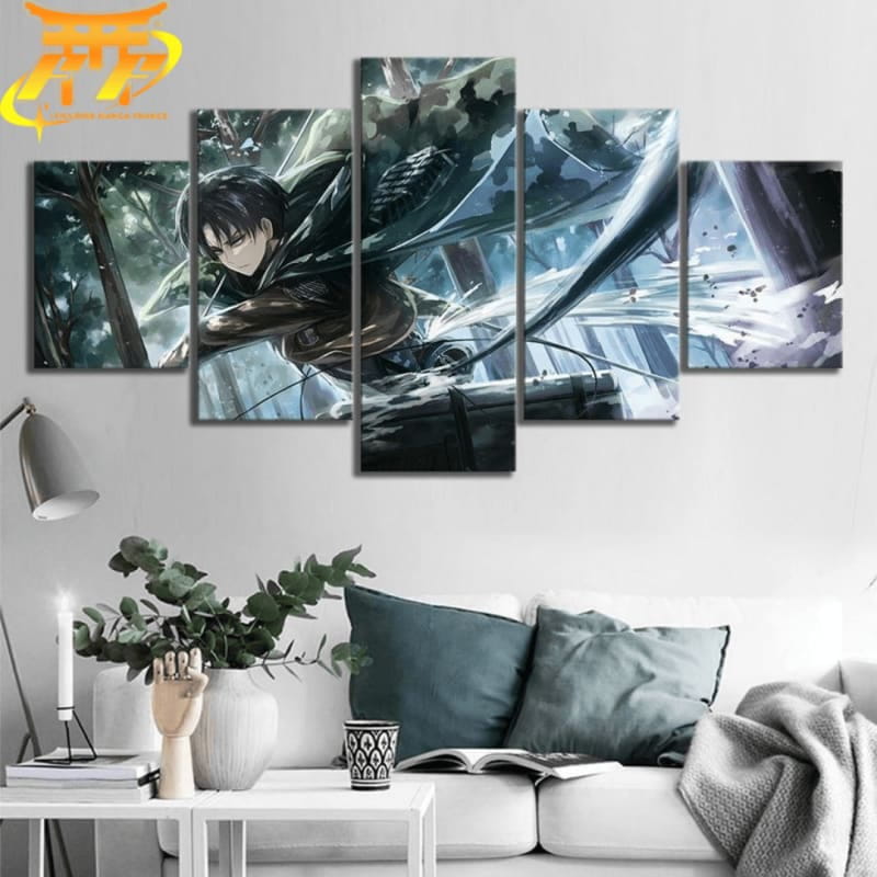 Levi Ackerman Ingelijste Print - Attack on Titan™