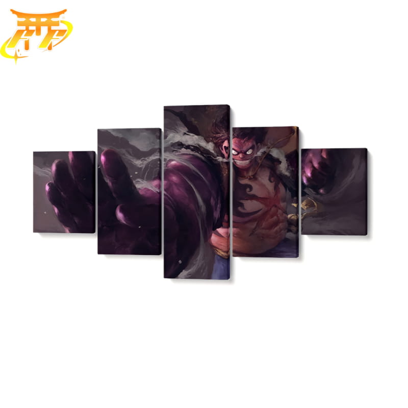Luffy Gear 4 Ingelijste Print - One Piece™