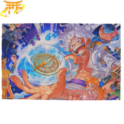 Luffy "Gear 5" Vlag - One Piece™