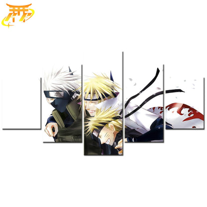 Maître et Disciple Ingelijste Print - Naruto Shippuden™