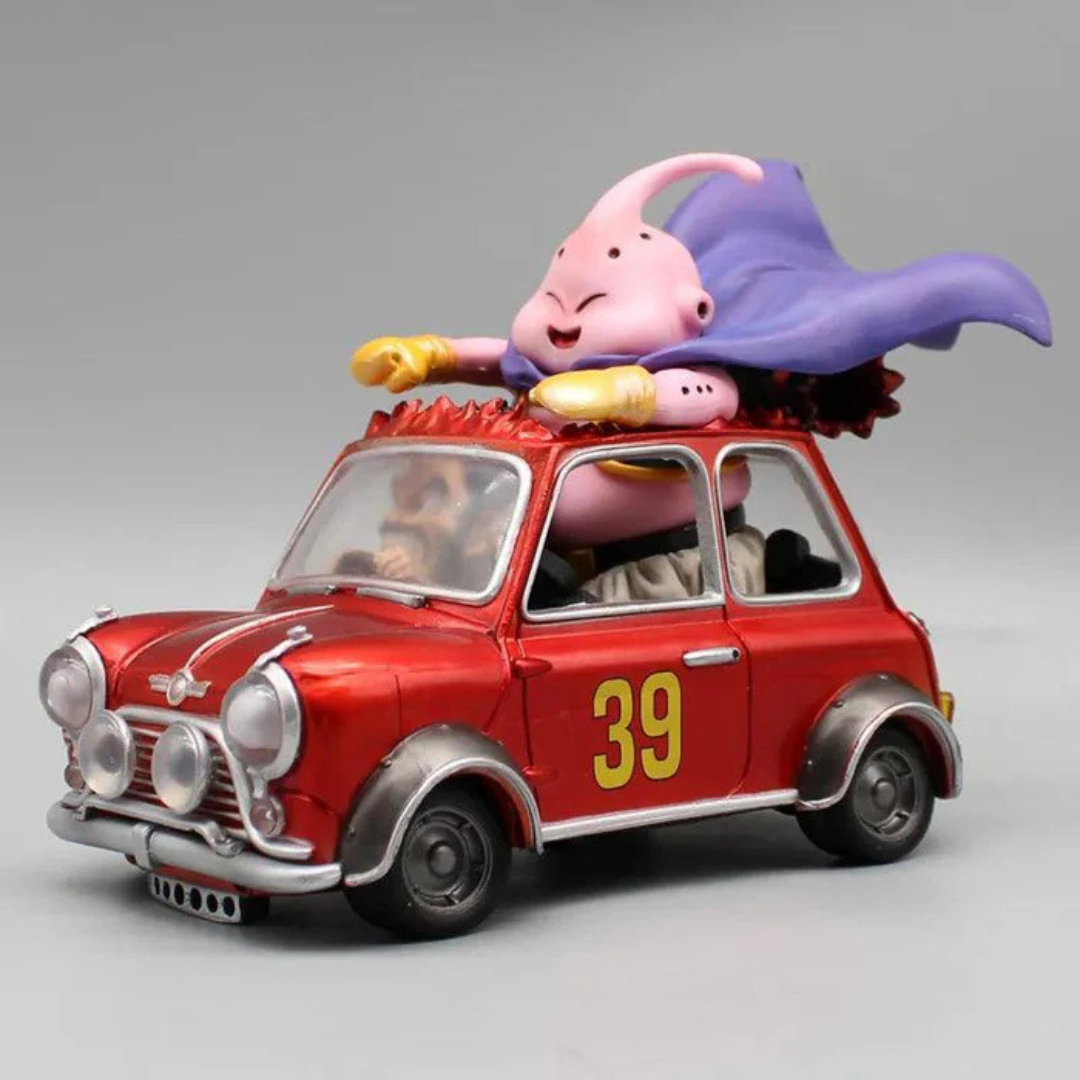 Majin Buu & Mr. Satan "Voiture Rouge" Figuur - Dragon Ball Z™