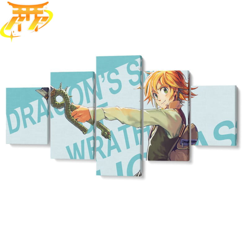 Meliodas "Colère" Ingelijste Print - Seven Deadly Sins™