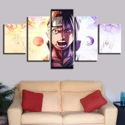 Naruto et Sasuke Ingelijste Print - Naruto Shippuden™