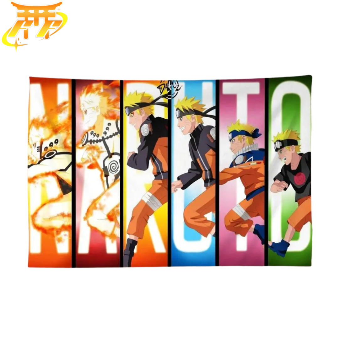 Naruto "Évolution Du Héros" Vlag - Naruto™