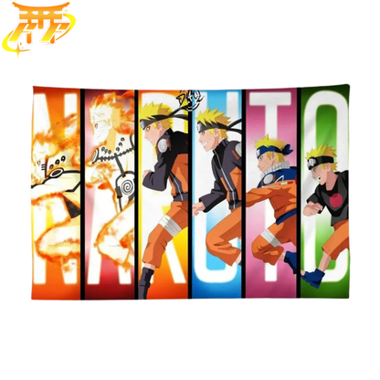 Naruto "Évolution Du Héros" Vlag - Naruto™