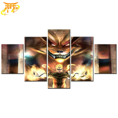 Naruto & Kurama Ingelijste Print - Naruto Shippuden™