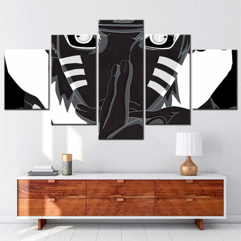 Naruto Minimalist Ingelijste Print - Naruto Shippuden™