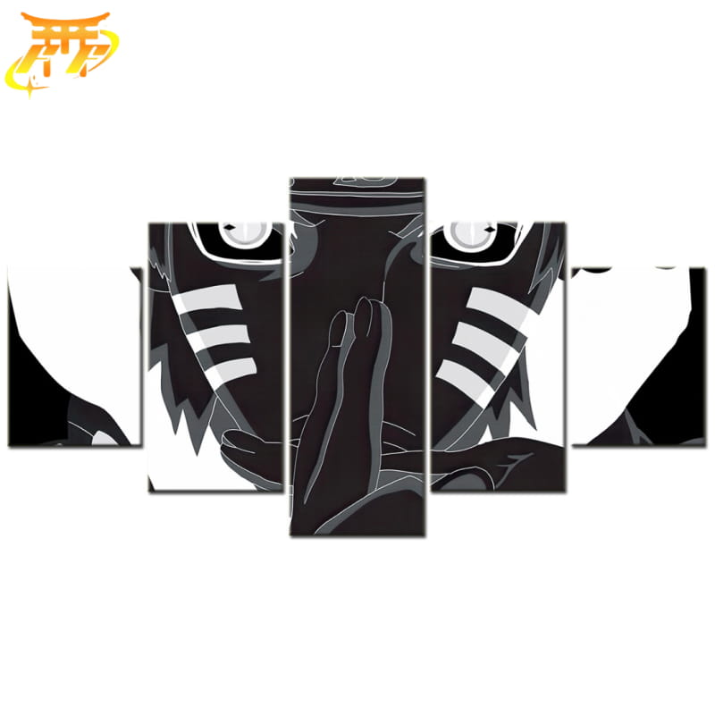 Naruto Minimalist Ingelijste Print - Naruto Shippuden™