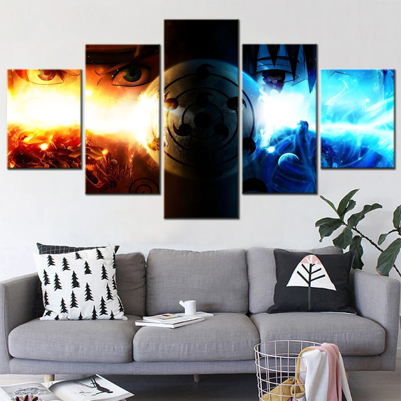 Naruto & Sasuke Rikudo Sennin Ingelijste Print - Naruto Shippuden™
