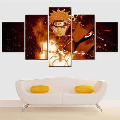 Naruto x Kurama Ingelijste Print - Naruto Shippuden™