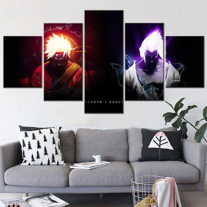 Naruto x Sasuke Rivaux Éternels Ingelijste Print - Naruto Shippuden™