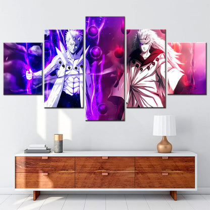 Obito x Madara Rikudo Sennin Ingelijste Print - Naruto Shippuden™