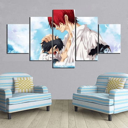 Red-Haired Shanks Ingelijste Print - One Piece™