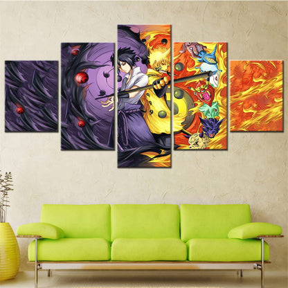 Sasuke et Naruto Ermite Rikudo Ingelijste Print - Naruto Shippuden™