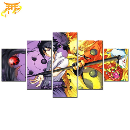Sasuke et Naruto Ermite Rikudo Ingelijste Print - Naruto Shippuden™