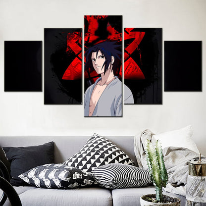 Sasuke Eternel Mangekyo Sharingan Ingelijste Print - Naruto Shippuden™
