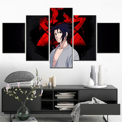 Sasuke Eternel Mangekyo Sharingan Ingelijste Print - Naruto Shippuden™