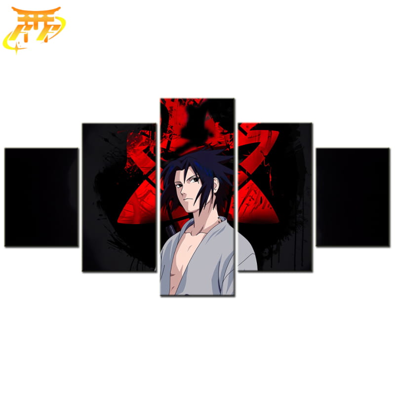 Sasuke Eternel Mangekyo Sharingan Ingelijste Print - Naruto Shippuden™