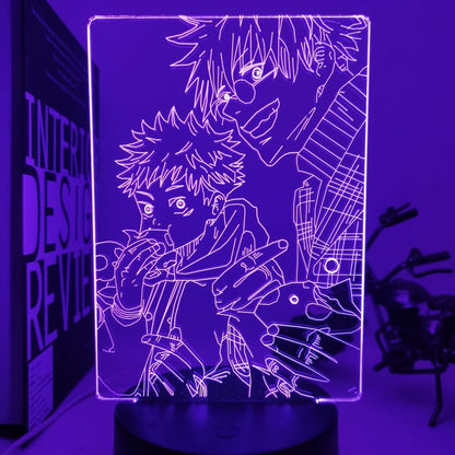 Satoru Gojo & Yuji Itadori LED Lamp - Jujutsu Kaisen™