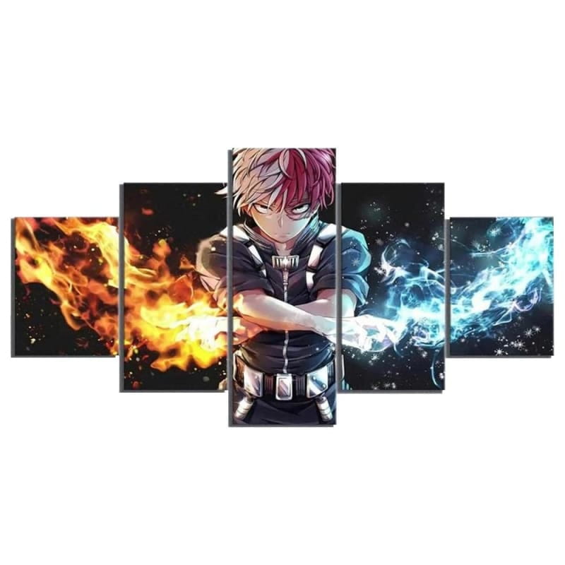 Shoto Todoroki Ingelijste Print - My Hero Academia™