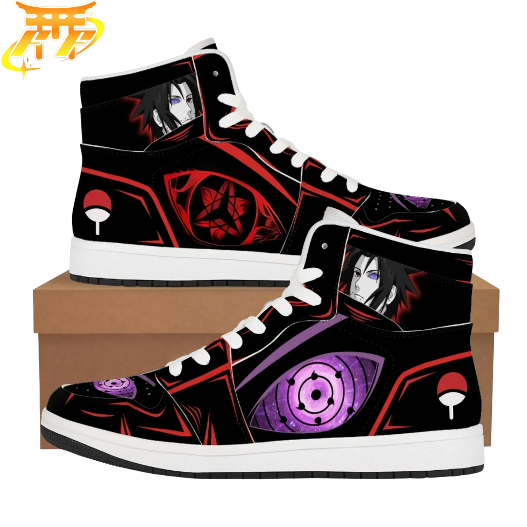Sneakers Sasuke Uchiwa "Sharingan & Rinnegan" – Naruto Shippuden™