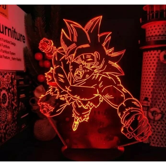 Son Goku SSJ God LED Lamp - Dragon Ball Z™