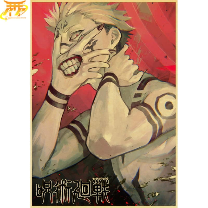 Sukuna "Le Roi des Fléaux" Poster - Jujutsu Kaisen™