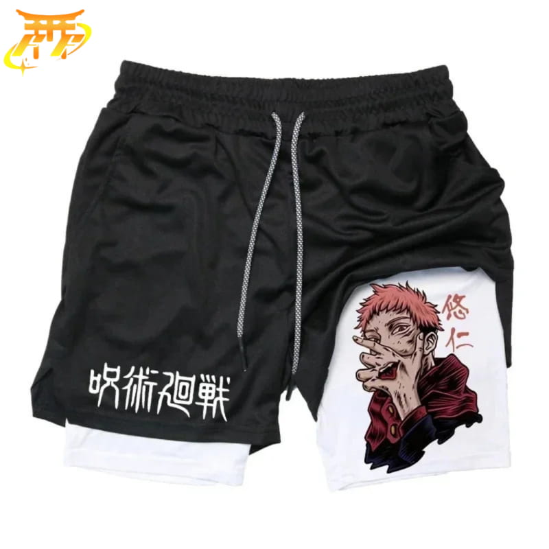 Sukuna Noir et Blanc Short - Jujutsu Kaisen™