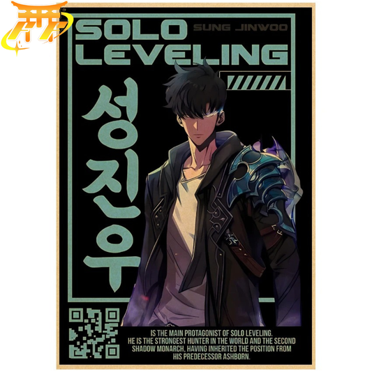 Sung Jinwoo "Chasseur Ultime" Poster - Solo Leveling™
