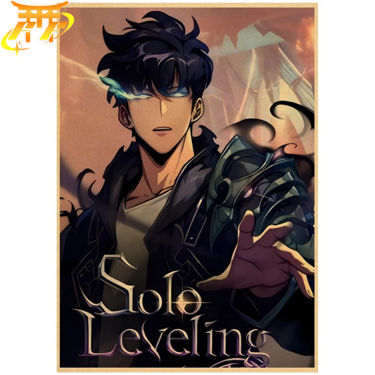 Sung Jinwoo "Commandement Des Ombres" Poster - Solo Leveling™
