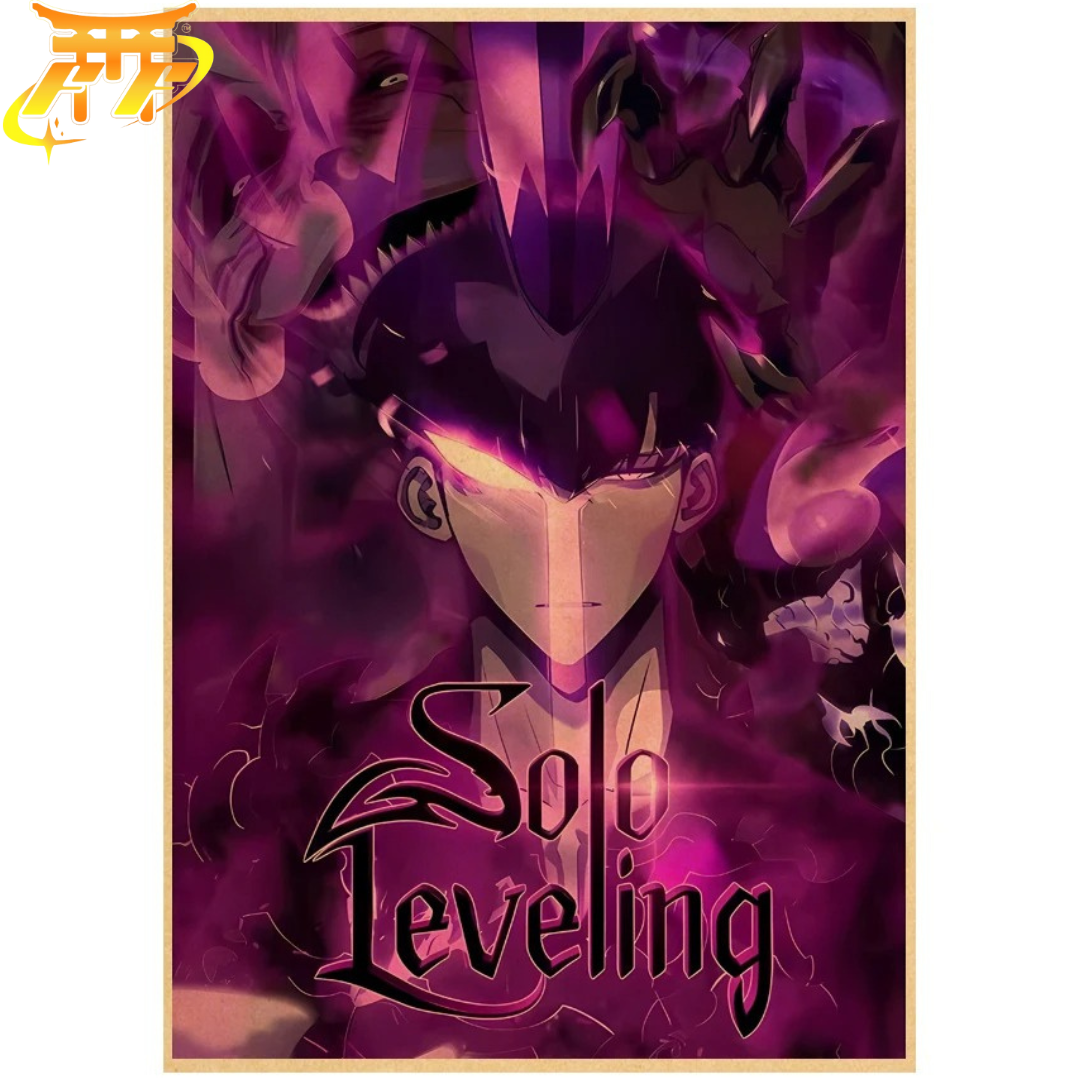 Sung Jinwoo "Maître Des Ombres" Poster - Solo Leveling™