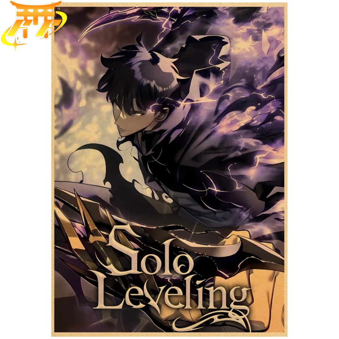 Sung Jinwoo "Pouvoir Du Monarque" Poster - Solo Leveling™