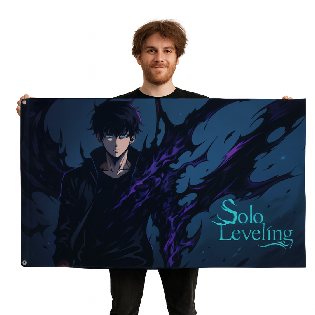 Sung Jinwoo "Souverain Des Ombres" Vlag - Solo Leveling™