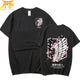 Shirt Zwart Verkenningsbataljon - Attack on Titan™