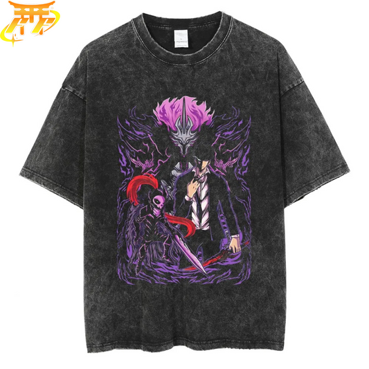 T-Shirt Oversize Monarque des Ombres "Fusion" - Solo Leveling™