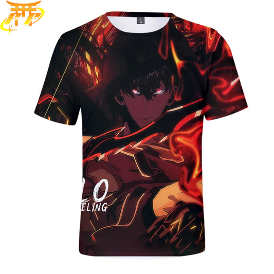 T-Shirt Sung Jin-Woo "Chevalier Tueur" - Solo Leveling™