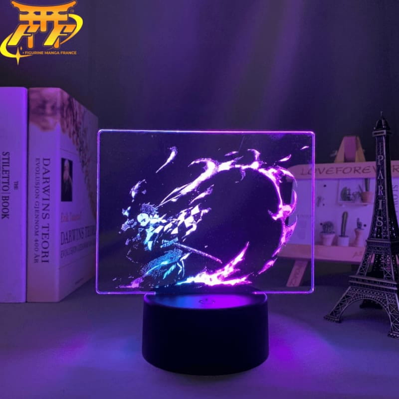 Tanjiro Kamado Flamme du Destin Bicolore LED Lamp - Demon Slayer™