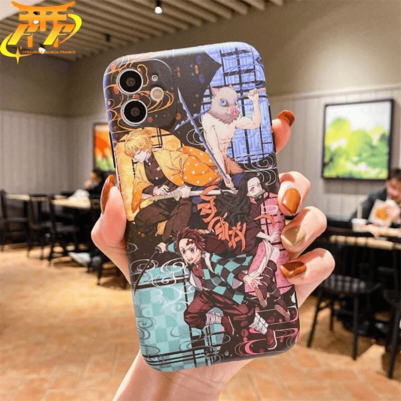 Tanjiro, Nezuko, Inosuke et Zenitsu iPhone Hoesje - Demon Slayer™