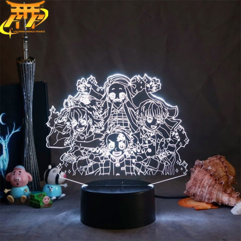 Tanjiro, Nezuko, Inosuke et Zenitsu LED Lamp - Demon Slayer™