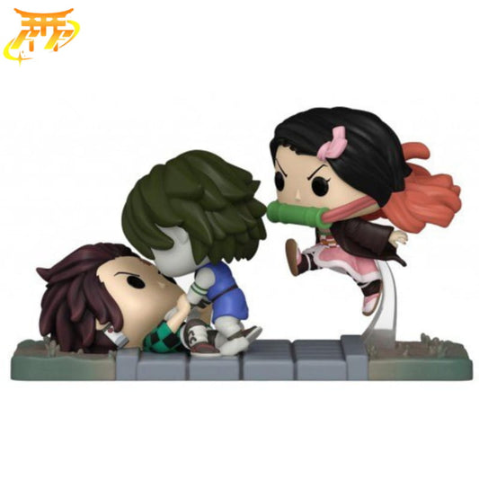 Tanjiro & Nezuko vs Le Démon du Temple Pop Figuur - Demon Slayer™