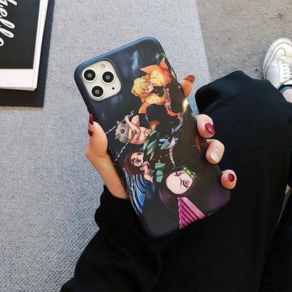 Tanjiro, Nezuko, Zenitsu et Inosuke iPhone Hoesje - Demon Slayer™