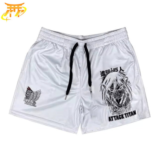 Titan Assaillant Blanc et Noir Short - Attack on Titan™