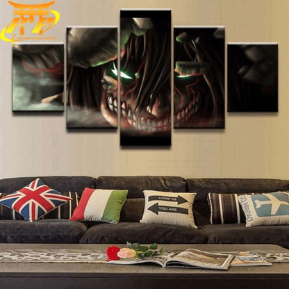 Titan Assaillant Ingelijste Print - Attack on Titan™