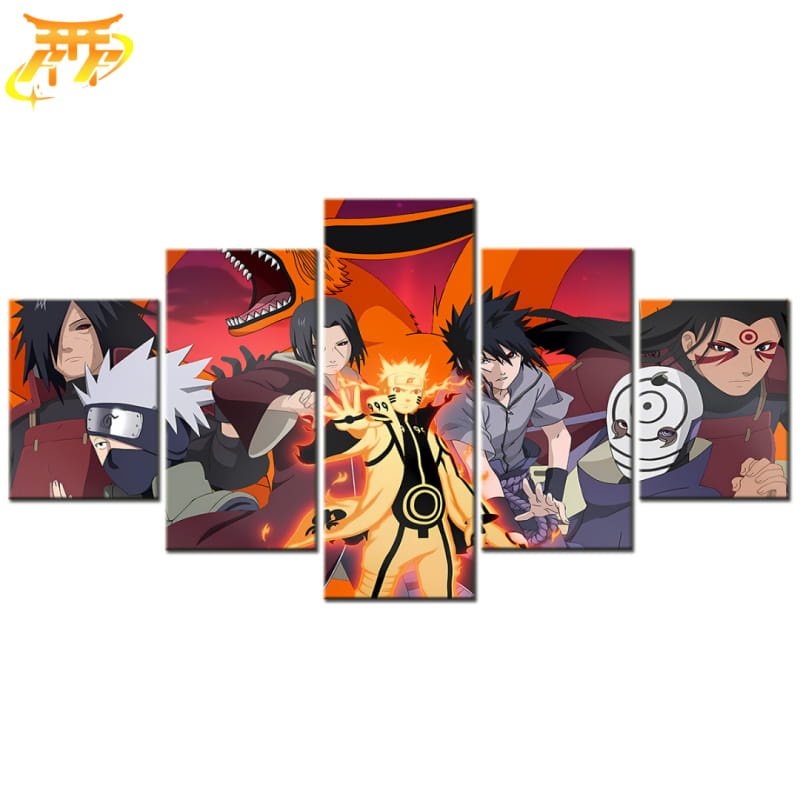 Ultimes Combats Ingelijste Print - Naruto Shippuden™