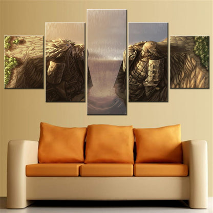 Vallée de la Fin Ingelijste Print - Naruto Shippuden™